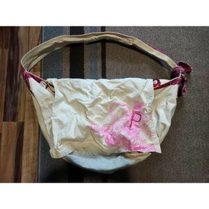 Victoria's Secret Pink Large Canvas Messanger Bag with Inserts